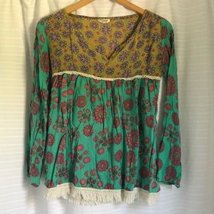 Live Happy Natural Life boho top